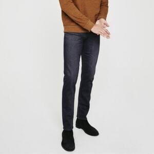 AG the tellis jeans 31R distressed blue grey denim